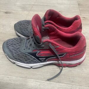 Womens Mizuno Wave Catalyst 2 Running Shoes Gray Pink‎ Athletic Sneakers Sz 7